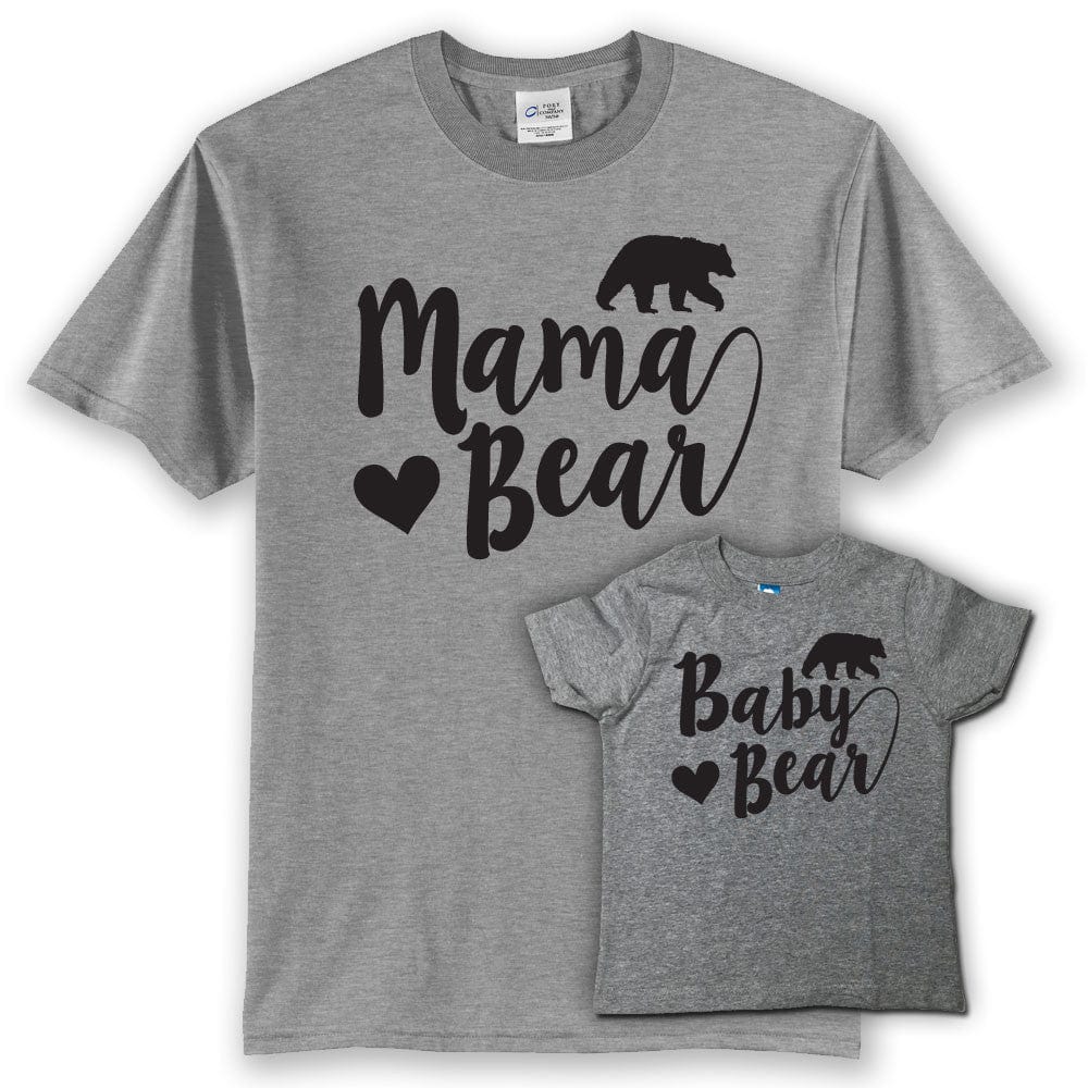 Mama Bear Baby Bear 2 Shirt Set